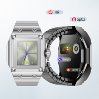 2026 Ble5.0 Smart Ring Uhr für Herren IP68 Wasserdicht Leuchtendes Zifferblatt Finger-Herzfrequenzsensor Gesundheits-Tracker Unterhaltungselektronik