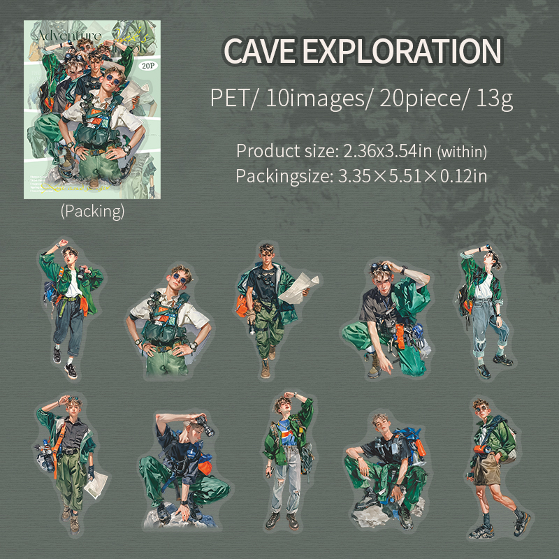 E Exploration de la grotte