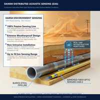 Real Time AI 16TOPS DAS Distributed Acoustic Sensing Monitoring System for Oil & Gas Pipeline Leak Detection Subsea Underground