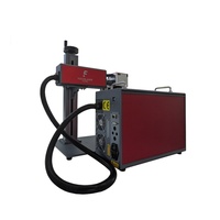 Mini Focuslaser 50W, découpeuse laser à fibre haute rigidité, contreplaqué, cuir, bois, papier, cristal, pierre, caoutchouc, DST/DXF/LAS, refroidissement par air