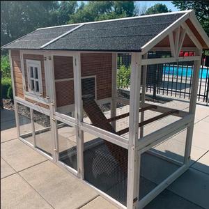 Açık ahşap kafesleri büyük tavuk run ev kafes ahşap tavuk kümesi - Product Image 2