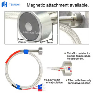 Датчик высокой температуры <span class=keywords><strong>PT100</strong></span> с магнитной адсорбцией, термосопротивление <span class=keywords><strong>Pt100</strong></span> 200 ℃   Магнитная термопара - Product Image 2