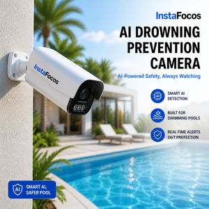 InstaFocos AI Drowning Prevention Bullet <b>Camera</b> Outdoor Waterproof with Smart Detection and Real-Time Alerts - Product Image 1