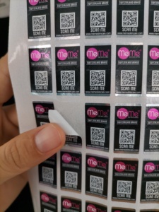 Customized Barcode Label,serial Numbers Sticker Label,QR <strong>Code</strong> Sticker Label - Product Image 4