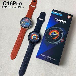 Montre connectée C16Pro avec double bracelet, écran 1,52 pouces, étanche, mesure la fréquence cardiaque, la pression artérielle, l'oxygène sanguin, le sommeil et les appels - Product Image 5