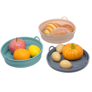 Revestimientos Redondos para Freidoras de Aire, Reutilizables, Antiadherentes, de Silicona de Grado Alimenticio, Fáciles de Limpiar, en Oferta - Product Image 6