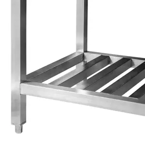 Meja Wastafel 3 Kompartemen, Meja Wastafel Dapur, Meja Wastafel Stainless Steel