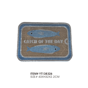 Rascador para Gatos Resistente con Diseño Impreso 'Catching of the Day' 43X32X2.2CM, Almohadilla de Rascado de Papel Corrugado para Gatos - Product Image 1