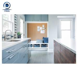 Armadio da cucina modulare di lusso <span class=keywords><strong>disegni</strong></span> gratuiti in legno massello impiallacciatura lacca finitura colonna romana armadietto di alta qualità - Product Image 6