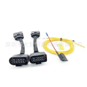 Adapter Wiring <b>Harness</b> For Volkswagen T5 T5.1 T6 Headlight Conversion Led Retrofit Kit <b>Black</b> Ac Power - Product Image 3