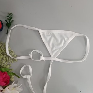 Sous-vêtements string sexy respirants pour hommes, string sexy pour hommes à double cercle, taille basse, style export. - Product Image 1