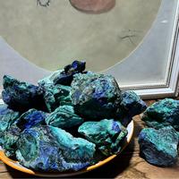Vente en gros de Lapis Lazuli Naturel Phoenix, Guiporcelaine, Pin Phoenix - Trois types de minéraux symbiotiques, pierre brute, diffuseur d'arômes