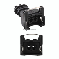 Enchufe de interruptor de válvula electromagnética automotriz, Conector de 2 orificios 282189-1, Conector de inyector de combustible, enchufe de Sensor