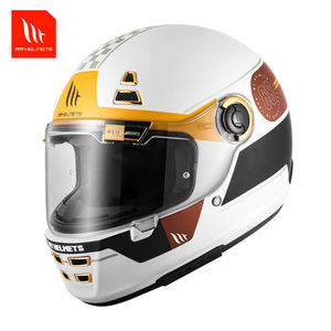 Casque de moto intégral moderne et populaire MT JARAMA RIDE ROUTE en ABS unisexe à dégagement rapide, idéal pour la course et le tourisme toutes saisons - Product Image 1
