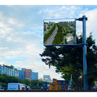Écran LED haute luminosité lisible en plein soleil, ouverture frontale facile, installation facile, P2.5 P3 P4 P5 P8, panneau publicitaire extérieur