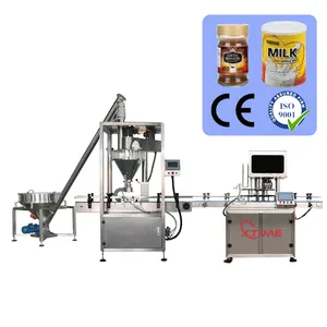 CE Factory customizable automatic instant coffee milk protein dry powder filling packing machine for cans/jars/bottles