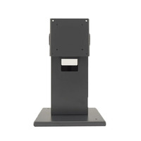 Support d'écran en métal noir et argent 12'' 15'' 17'' 21'' 21,5 pouces, support double moniteur pour ordinateur, VESA 75x75/100x100mm