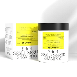 Exfoliante Capilar 2 en 1 de Marca Privada, Exfoliante Hidratante y Limpiador Clarificante para Brillo, Champú - Product Image 1