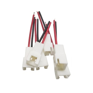 Câble adaptateur personnalisé JST XH2.54-2P, pas de 2,54 mm, 2 broches, en cuivre étamé, isolation PVC, longueur 30-40 mm pour applications électroniques - Product Image 3