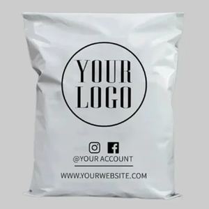 Bolsa de correo de polietileno ecológica con logotipo personalizado, 2 mil a prueba de rasgaduras para ropa/zapatos, envío exprés, impresión personal - Product Image 2