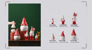 Tarros de cerámica para dulces de Navidad, tarro de almacenamiento creativo de cerámica para galletas familiares - Product Image 3