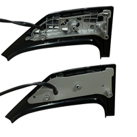 Nouveau rétroviseur latéral multifonctionnel chauffant électrique XMAXVISION avec clignotant et capteur de température, bras long, noir, pour usage quotidien