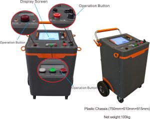 เครื่องกำเนิดไฟฟ้าแรงดันสูง HP-A50 พร้อมสายเคเบิลแบบรถเข็น สำหรับตรวจสอบสายไฟใต้ดิน ระบบ TDR ค้นหาจุดเสีย ระยะ 5 ม.-100 กม. มาตรฐาน IP65 ได้รับการรับรอง CE และ Dua - Product Image 5