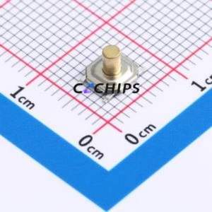 BX-TS-26-444TT Tactile Switch SMD-4P,5.2x5.2mm Switch Single Pole Single Throw Round Button Vertical Mount 4mm - Product Image 1