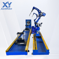 Station de soudage de tuyaux entièrement automatique par robot industriel, station pour la fabrication de tuyaux et de bobines de tuyaux