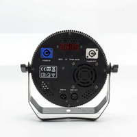 Projecteur LED PAR plat 24x8W RGBWA UV 6-en-1 DMX512 pour scène et mariage