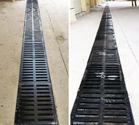 Couvercle de vidange tempête robuste 600*600mm carré EN124 D400 grille de ravin en fonte pour autoroute et port