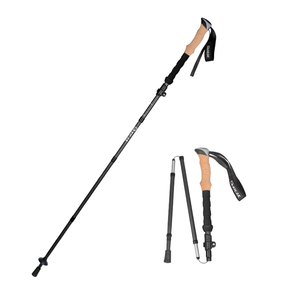 <span class=keywords><strong>Bastones</strong></span> nórdicos plegables para caminar, <span class=keywords><strong>bastones</strong></span> plegables para senderismo, gran oferta, sistema <span class=keywords><strong>de</strong></span> bloqueo rápido duradero <span class=keywords><strong>de</strong></span> aluminio ajustable, corcho 135 + EVA - Product Image 2