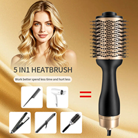 Brosse Sèche-Cheveux Volumatrice 2-en-1 Outils de Coiffage Chauds 1200W, Brosse à Air Chaud avec Revêtement Céramique
