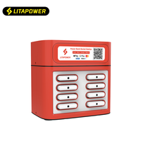 Fabricant OEM, borne de recharge de batterie partagée à 8 emplacements, kiosque de location, 5000 mAh, restaurant, technologie électronique de Shenzhen