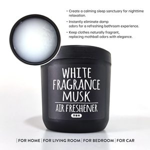 Aromast de musc blanc de luxe de l'usine OEM Gel <span class=keywords><strong>d</strong></span>ésodorisant <span class=keywords><strong>d</strong></span>ésodorisant solide écologique <span class=keywords><strong>pour</strong></span> chambres, voitures, bureaux, caravanes - Product Image 2