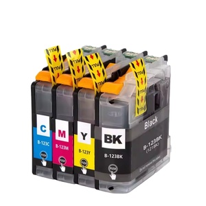 Cartouche d'encre LC123 LC-123 LC 123 LC121 compatible avec l'imprimante Brother <span class=keywords><strong>MFC</strong></span> J4410DW J4510DW J4610DW J4710DW J470DW <span class=keywords><strong>J6920DW</strong></span> - Product Image 1