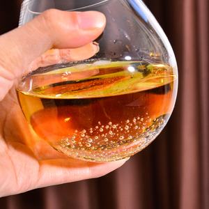 Samyo مصنع بالجملة مخصص كريستال شكل دائري ثقيلة القاع متذبذبة دوار ويسكي أكواب - Product Image 3