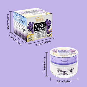Commercio all'ingrosso Private Label profonda idratante previene l'invecchiamento viola collagene liquirizia radice di sbiancamento crema per le donne sbiancamento della pelle - Product Image 6