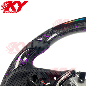 Volante Deportivo de Fibra de Carbono Forjado con LED Personalizado para Infiniti Q50S Q50L Q60 Q60S, para Q50 Q70 G37 G37S G35 G25 - Product Image 2