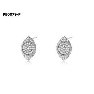 Pendientes de moda con circonita PE0079 para mujer, joyería de alta calidad - Product Image 1