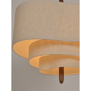 Lustre en tissu de style japonais, design rond, E27, lampe suspendue LED pour salon, chambre à coucher, 40, 50, 60, 80 cm - Product Image 5