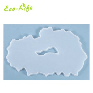 Gran tamaño de forma Irregular DIY <span class=keywords><strong>epoxi</strong></span> bandeja molde Molde de <span class=keywords><strong>resina</strong></span> molde <span class=keywords><strong>para</strong></span> <span class=keywords><strong>Resina</strong></span> placa - Product Image 2