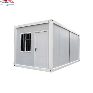 Maison conteneur préfabriquée modulaire portable avec portes et fenêtres pour hébergement temporaire et abris d'urgence - Product Image 2