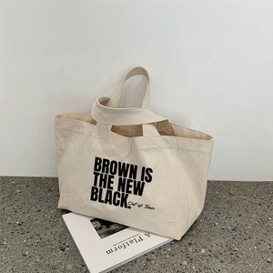 Vente <span class=keywords><strong>en</strong></span> gros <span class=keywords><strong>Sac</strong></span> fourre-tout <span class=keywords><strong>en</strong></span> <span class=keywords><strong>toile</strong></span> décontracté de grande capacité <span class=keywords><strong>Sac</strong></span> à main <span class=keywords><strong>en</strong></span> forme de lettre vierge Doublure avec fermeture éclair Simple double <span class=keywords><strong>Sac</strong></span> à bandoulière pour femmes - Product Image 4
