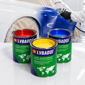 Kit de Pintura Acrílica para Repintado Automotriz, Capa Base 1K, Capa Transparente 2K de Alto Brillo, Diluyente Incluido, para Reparación de Carrocería, Venta al Por Mayor OEM - Product Image 1