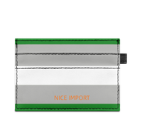 Genderfluid Rainbow Slim Doppelseitig bedruckter Kartenhalter Tragbarer Kreditkartenhalter aus PU-Leder für Männer und Frauen