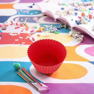 Silicon Muffin Cup Rainbow Color Muti-color <b>Silicone</b> Cupcake Liners Holders <b>Baking</b> Cup Candies Cupcake Wrap Holder - Product Image 6