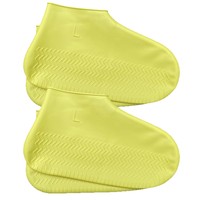 Couvre-chaussures de pluie imperméables en silicone pour hommes femmes bottes de voyage en plein air épaissies et résistantes à l'usure