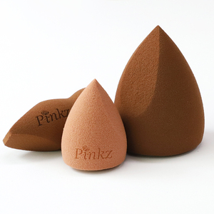 Pinkz OEM - Esponja de Maquillaje Suave Personalizada de la Serie Marrón <span class=keywords><strong>Beige</strong></span>, para Base de Maquillaje Líquida y en Crema - Product Image 2