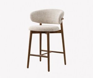 Sedie in Tessuto di Alta Qualità Stile Retrò Francese, Design Moderno e Semplice, Sedie da Pranzo con Schienale Alto e Cuscino per Arredamento Casa e Banchetti - Product Image 2